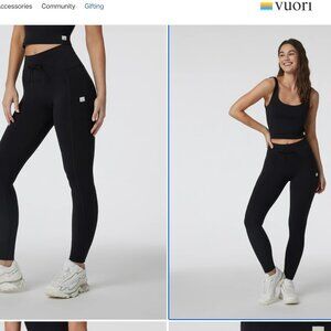 Vuori Women Daily Pocket Leggings Black Small